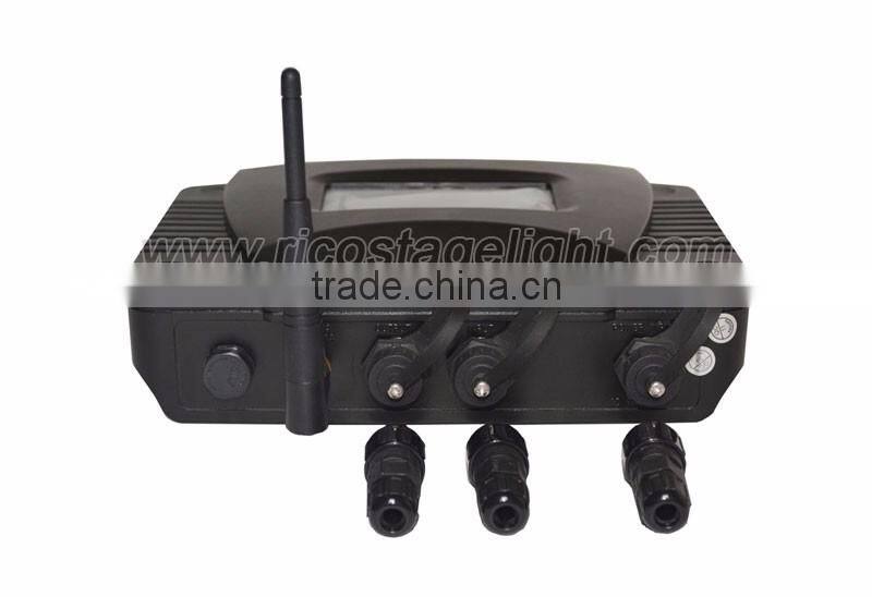 dmx equipment stage lighting IP65 4-ways outdoor dmx splitter wireless