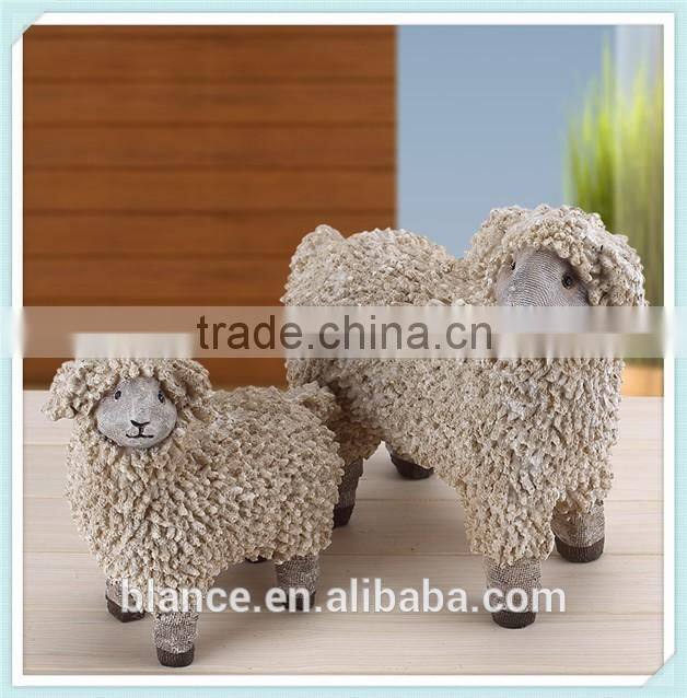 resin sheep figurine sheep statue for ornament