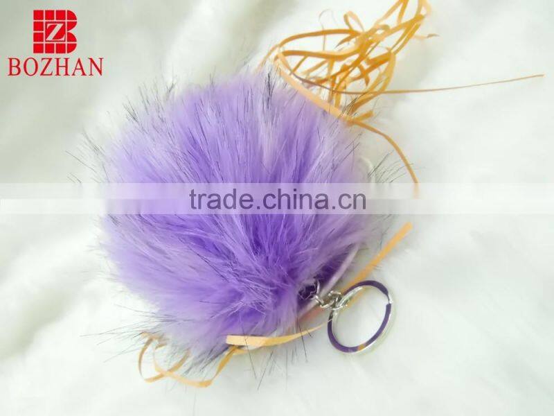 Factory design handbag accessories plush keyring