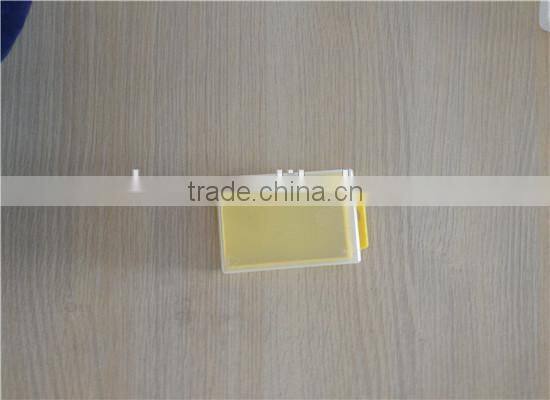 clear plastic storage box with compartment