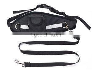 Pet Waist Bag with Hands Free Dog Leash Strap Running Jogging Walking Waist Bag