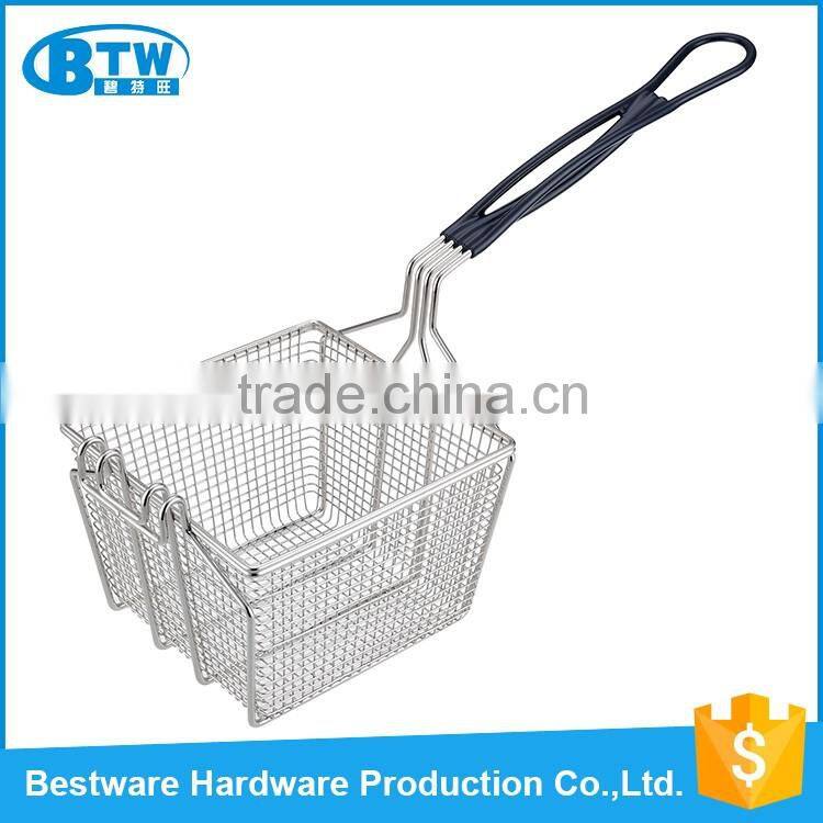 Diameter127*177.8mm Stainless Steel Round Shape French Fries Deep Fry Basket