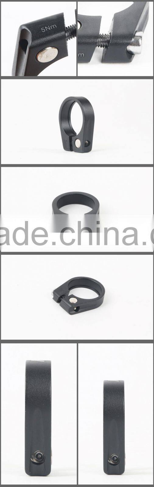 C205 Wholesale Bicycles Seat Post Clamp 6061-T6 Alloy Bike Parts Cycling Seat tube pipe Clamp 28.6--40MM HOMHIN