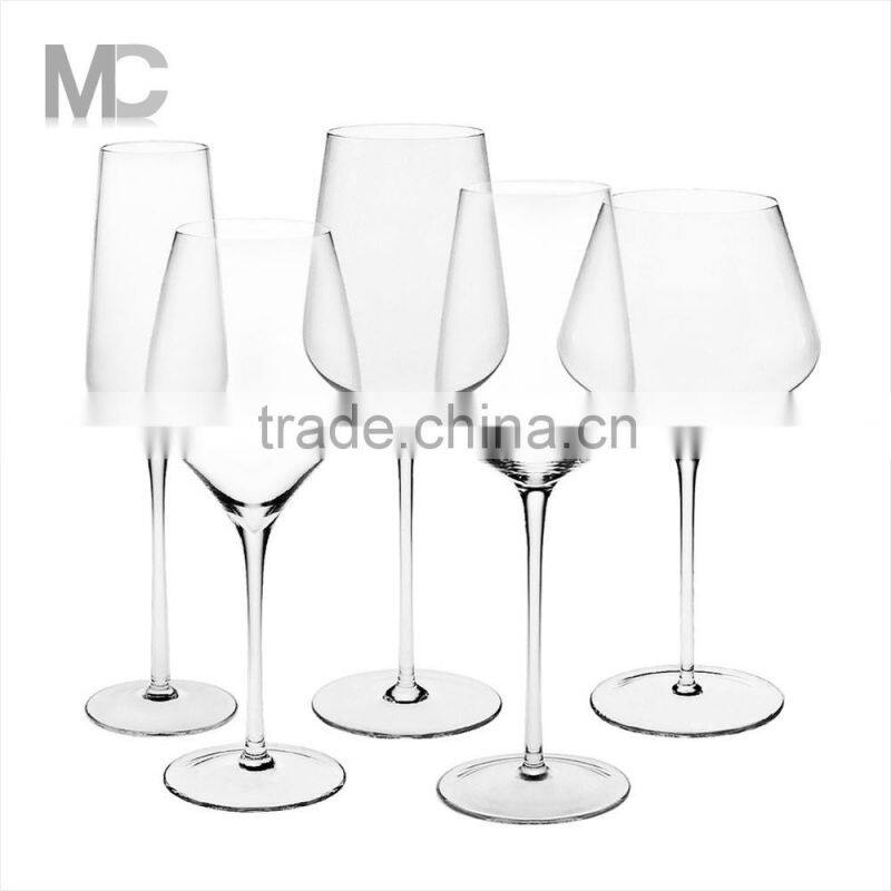 Wholesale Unique Promotional Clear Crystal Wine Glass