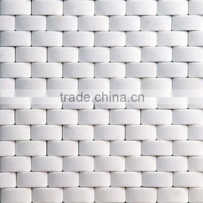 Irregular bathroom design mosaic tile