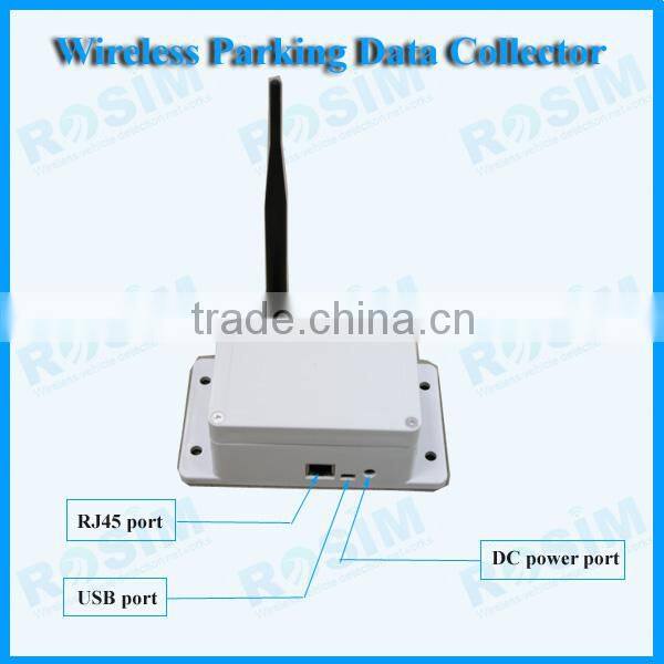 Hottest sale wireless ultrasonic parking space detector for outdoor parking guidance system
