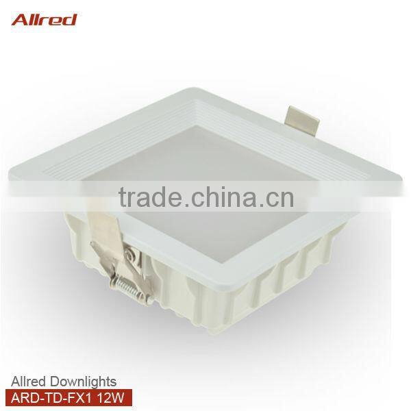 4 inch square recessed ceiling light 12w
