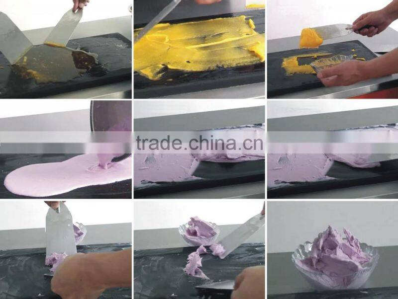 2015 New Style Marble Slab Top Fried Ice Cream Machine with good after sale