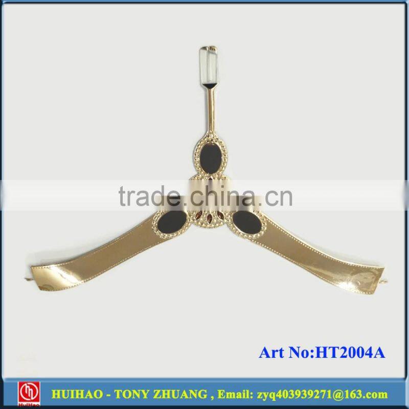 TPU gold metal plating decoration shoe strap HT2020B
