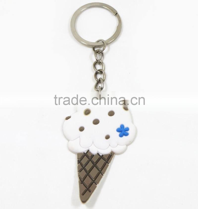 Yiwu Manre bulk PVC/ rubber custom silicone keychain custom shape keychain