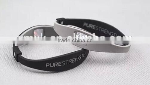 fashion pure strength rubber bracelet silicon