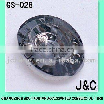 square glass crystal bead