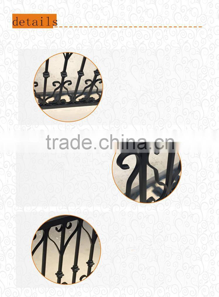 Cheap prefab decorative wrought iron fence panels for sale
