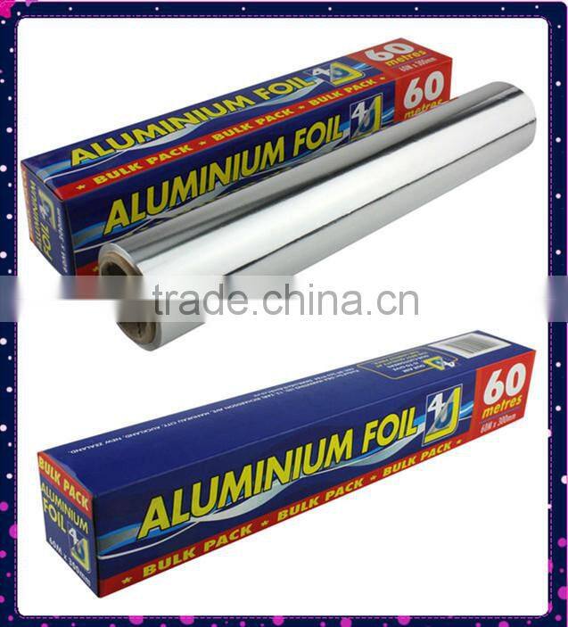 Food packaging aluminium foil paper in roll type used in kitchen and cooking