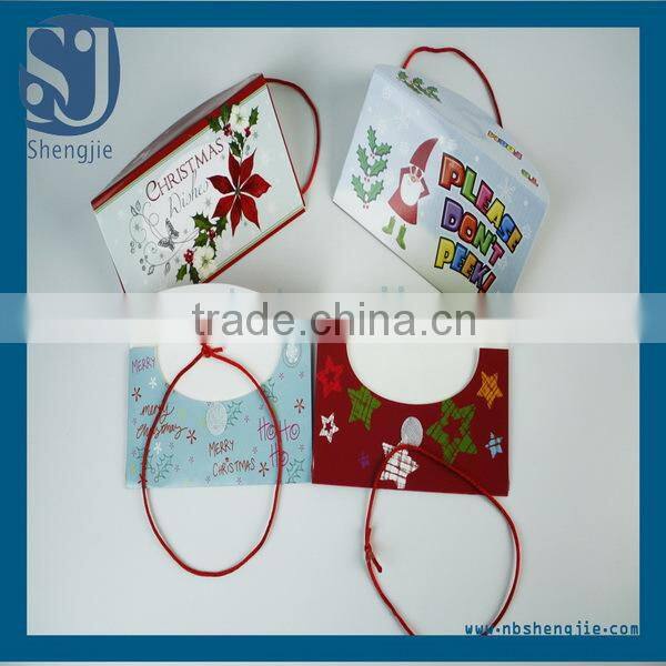 Trade assurance holiday colorful paper printing greeting card