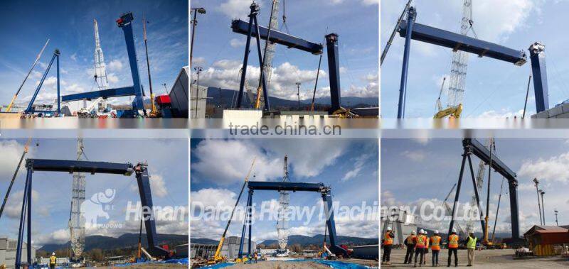Heavy Duty A Type Shipyard Gantry Crane Manufacturing Expert Products