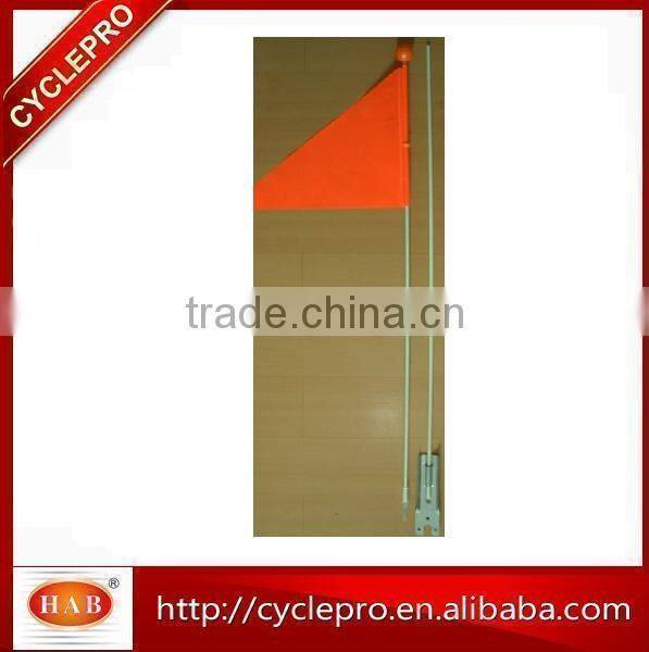 Safety Flag Fluro Orange Bicycle Childs Bike Mobility Scooter Pram Kids Safety flag 122CM