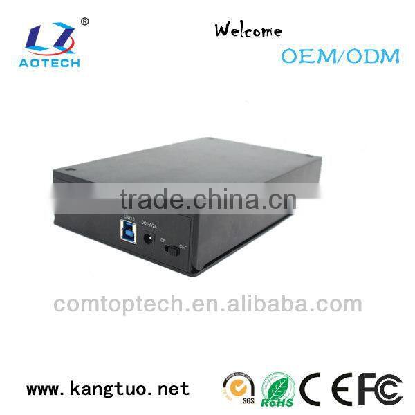 Hot sale 3.5 HDD Case USB 3.0 3.5 inch esata hdd external enclosure