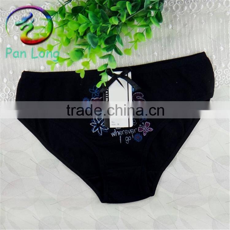 Women Sexy Briefs Panties Thongs G-string Lingerie printed cotton Underwear