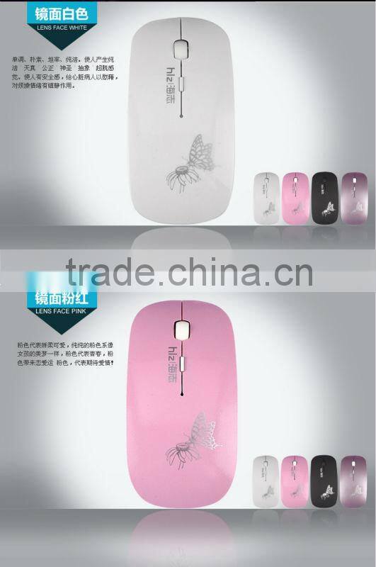 1200 dpi scalable cute and lovely schoolgirl notebook game mouse cable4 color optional