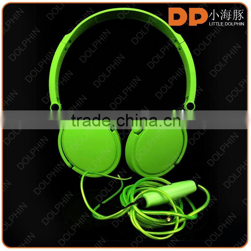 stereo sport light up earphone headphone headset with microphone for xiaomi earphone