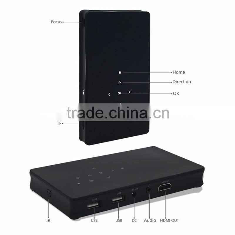 2016 High Lumens Mini Projectors P8 with buletooth Android smart tv box Projectors