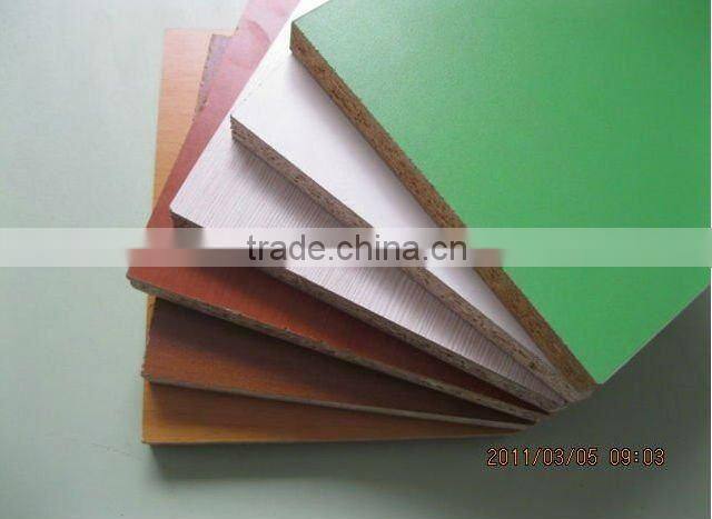 Melamine Flakeboard Poplar core use Furniture