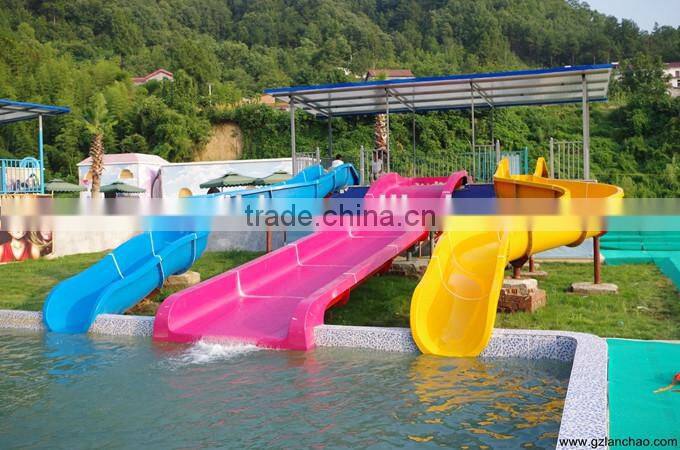 Water Park with Fiberglass Water sldies Rides customized products
