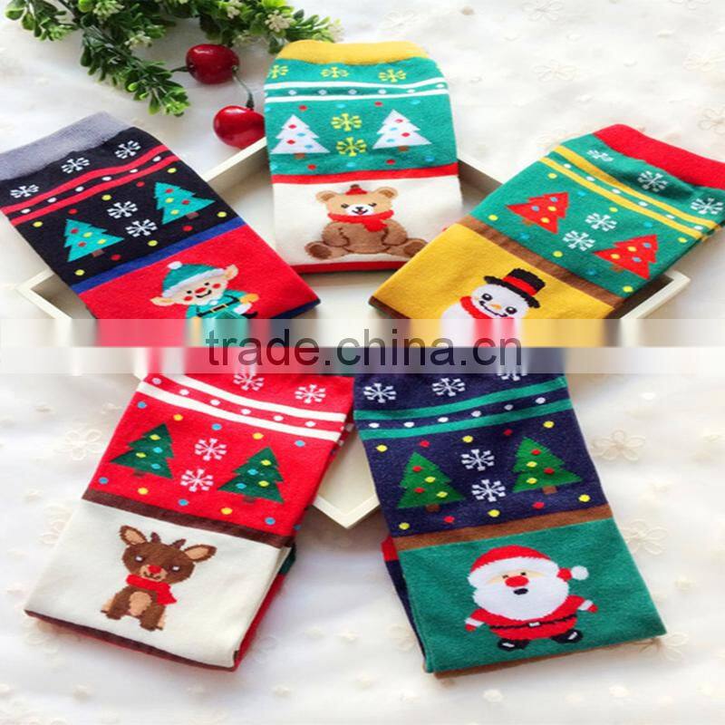 Factory wholesale cotton baby sock Chrismas gift socks for child
