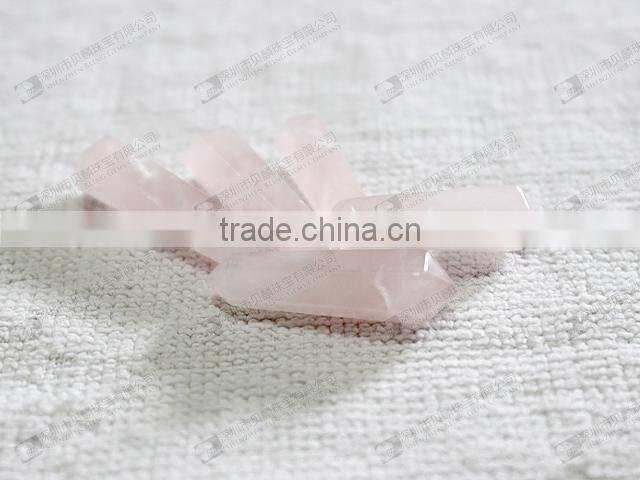 30mm Rose quartz points for pendant making