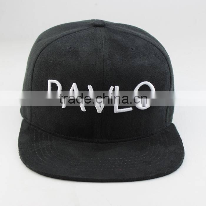 custom embroidery 6 panel fitted snapback hat and cap