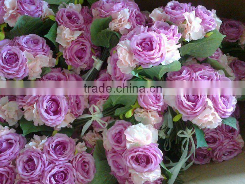 wedding silk rose bunch