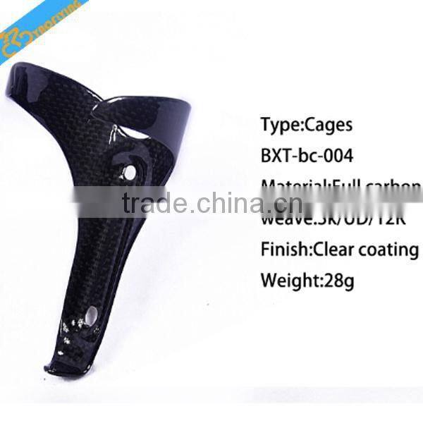 New bicycle cycling bike full UD carbon water bottle cage 27g black 78mm carbon bottle cage on sale