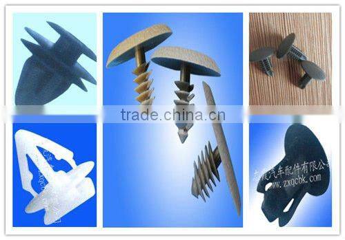 ZX brand grey auto fastener clips rivets for car