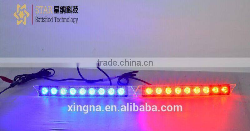 CE ROH certificated Flashing bule security car led strobe light strobe grill lights XN-A6/9
