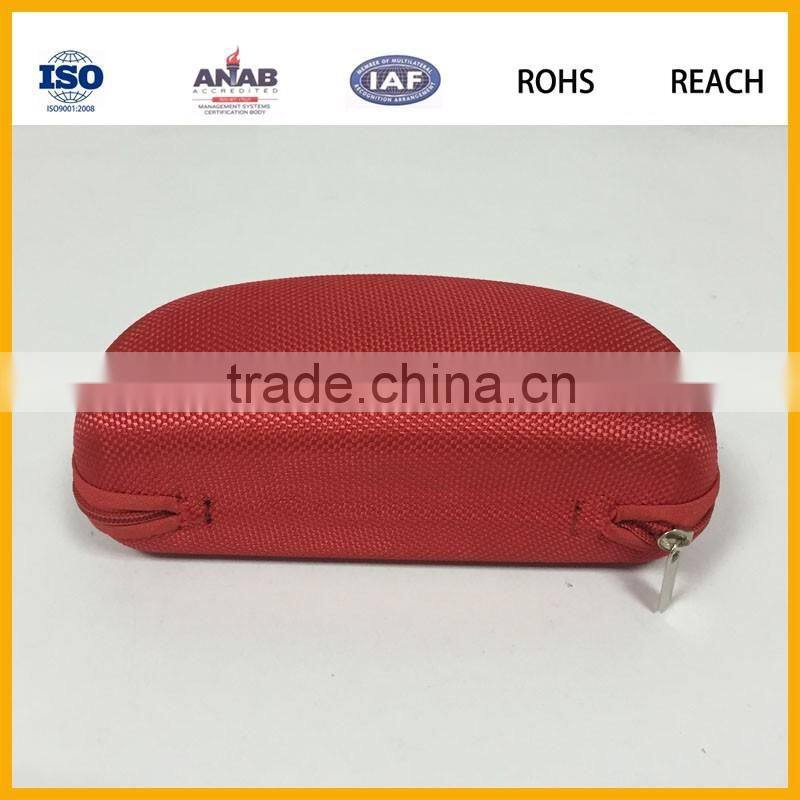 Custom Hard Fancy Shell Shape Nylon Glasses Case with Zipper