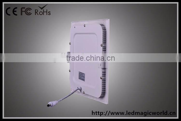 6w square led recessed retrofit / LED ceiling light for living room / Slim led panel downlight