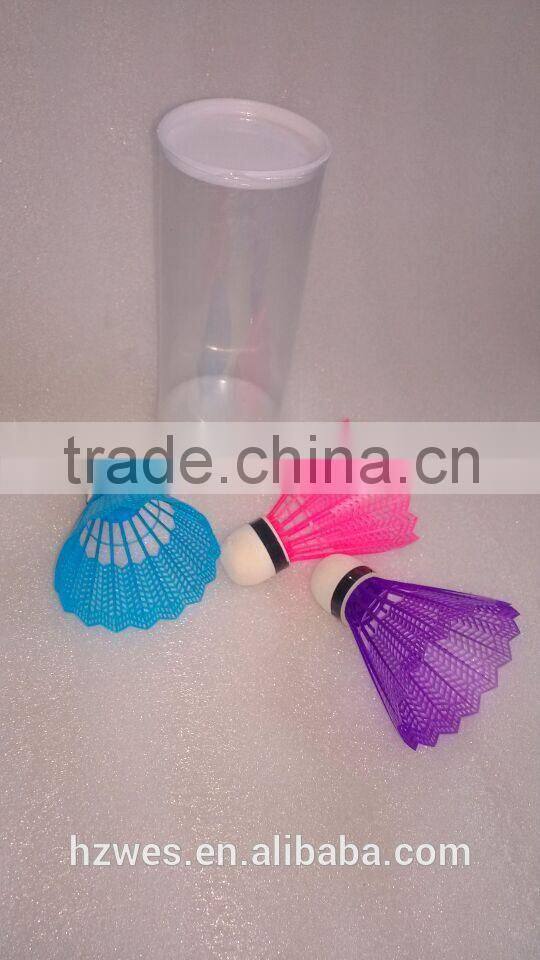 3PCS Colorful plastic badminton