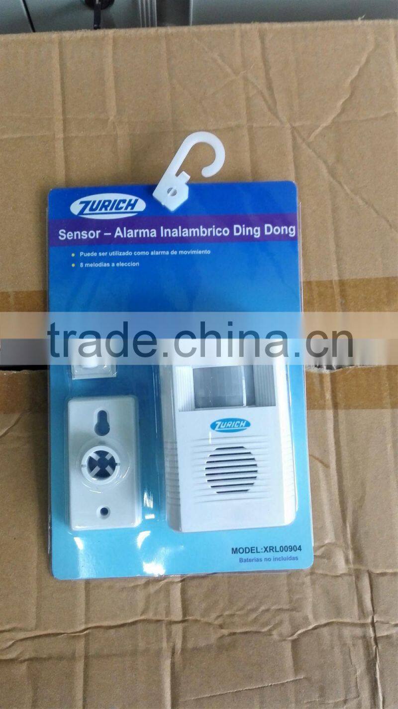 Wireless Intercom Doorbell.Ac function.16 melodies doorbell.