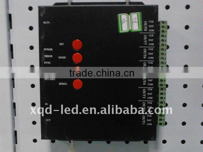 LED rgb controller SD card 8 channels for led strip light /led modules /led pixel