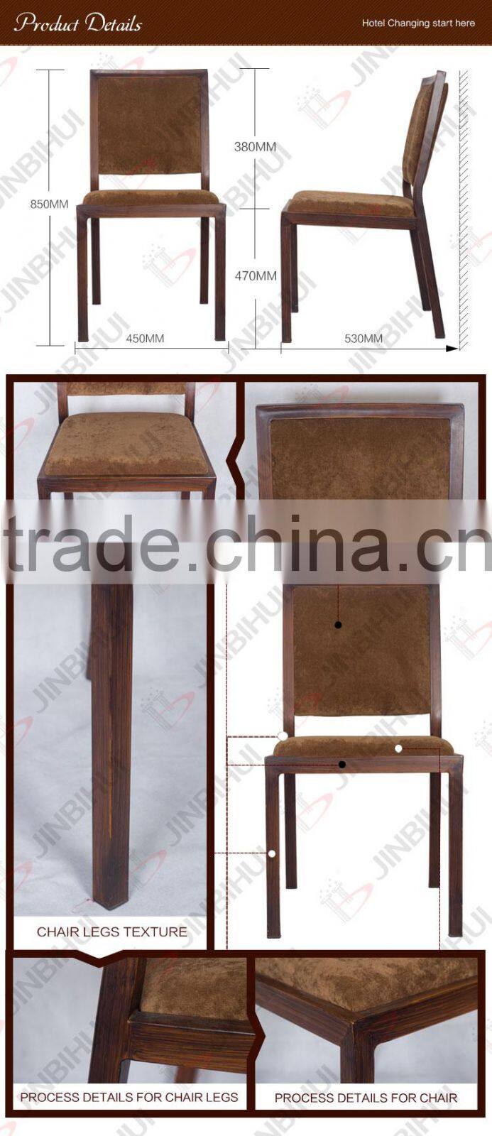 (BH-FM3018)Low Back Wood Apprearance Restaurant Chair