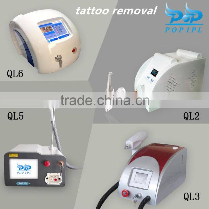 Q-switch POP IPLLaser Tattoo Removal System CE / Q-switch tattoo removal laser