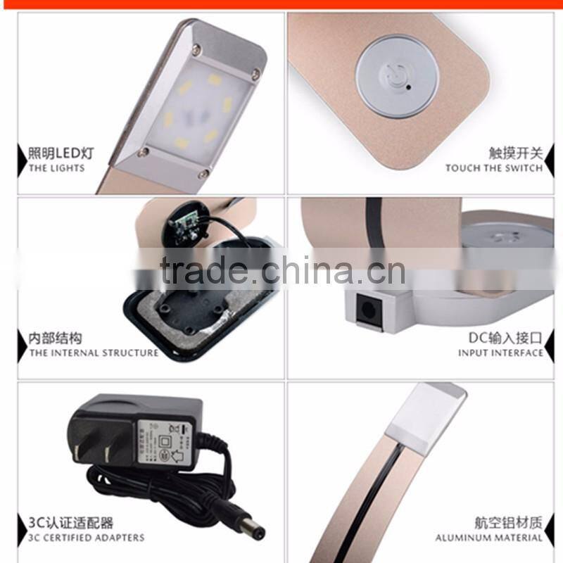 4W portable lamp modern flexible dimmable led lamp desk light