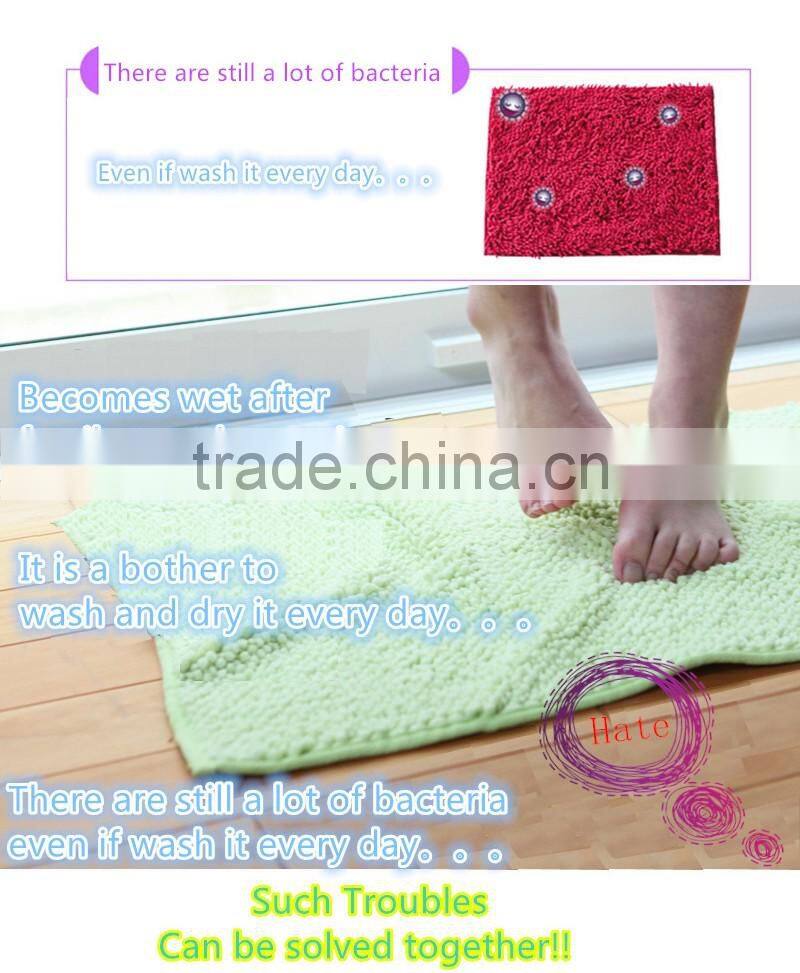 Non-Slip Absorbent Diatomaceous Earth Diatomite Bath Mat