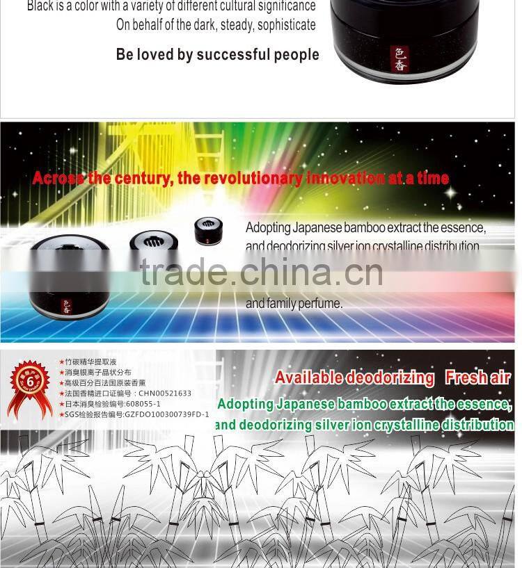 Long lasting good smell scents wholesale gel air freshener for car