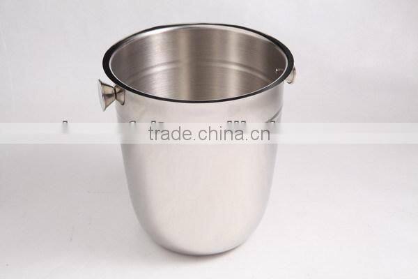 stainless steel double wall Ice bucket with lid