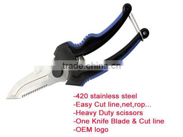 Dive Scissors With One Blade