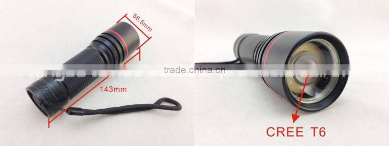 Hot sale factory price XPE/XPG/T6 zoom 3*AAA torch led, solar flashlight torch,flashlight led