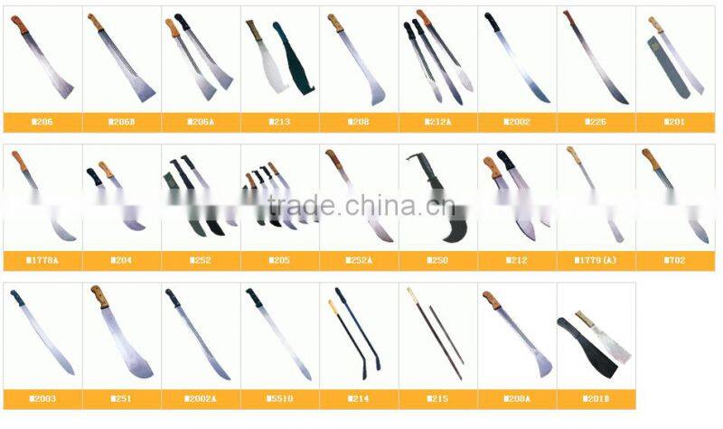 agricultural machete carbon steel sugarcane machete M251