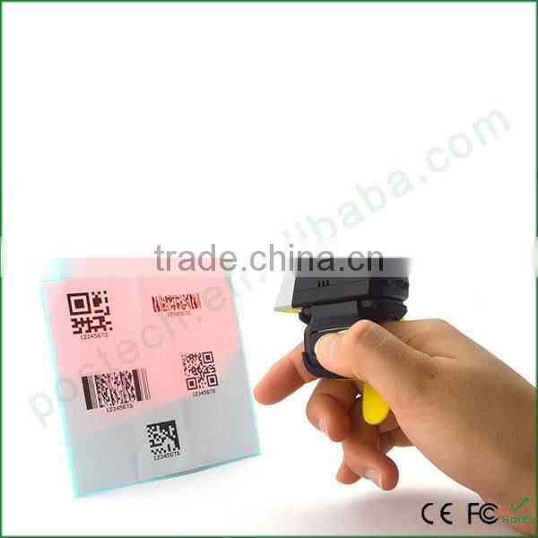 Mini bluetooth 2D barcode scanner, mini portable barcode scanner inventory
